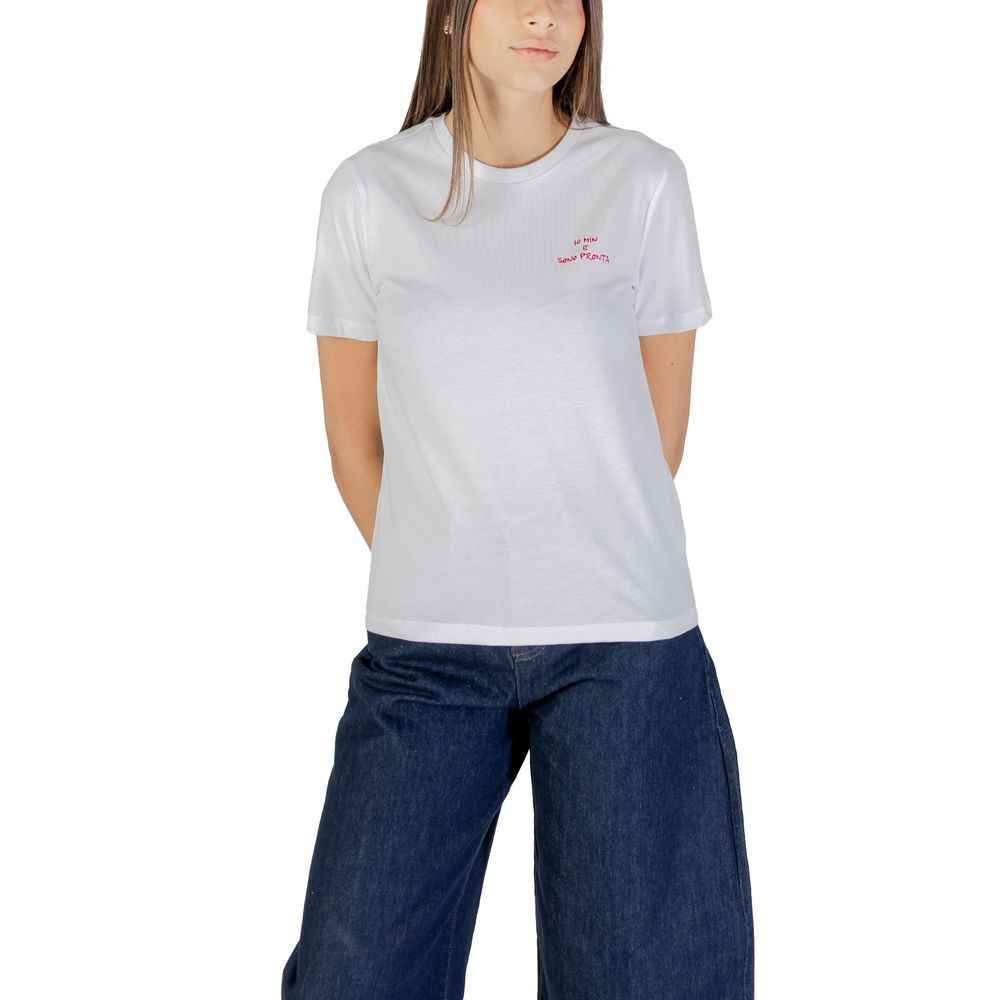 Only Pink Cotton T-Shirt