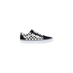 Vans Black And White Fabric Sneaker