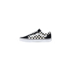 Vans Black And White Fabric Sneaker