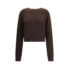 Petar Petrov Brown Fleece Wool Cashmere Sweater