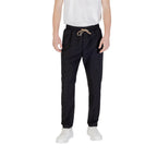 Gianni Lupo Black Polyester Pant