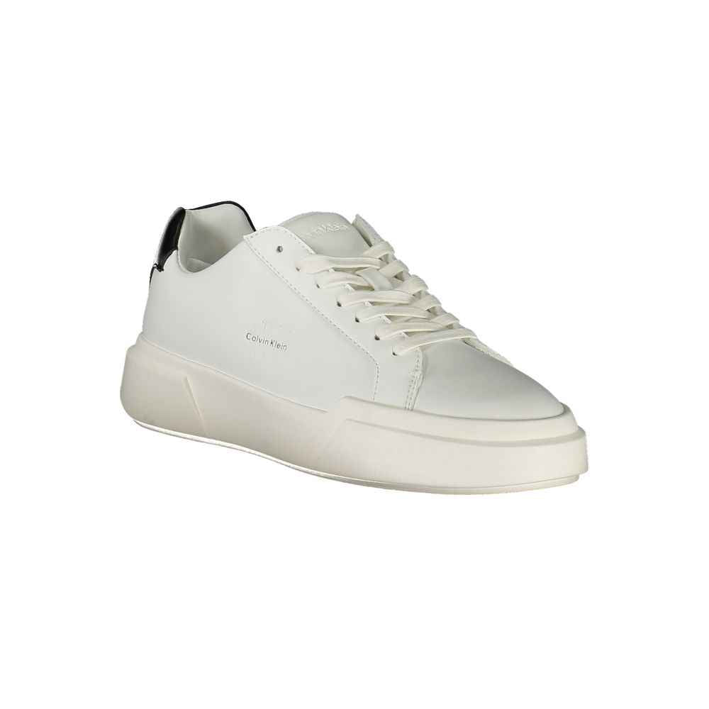 Calvin Klein White Leather Women Sneaker
