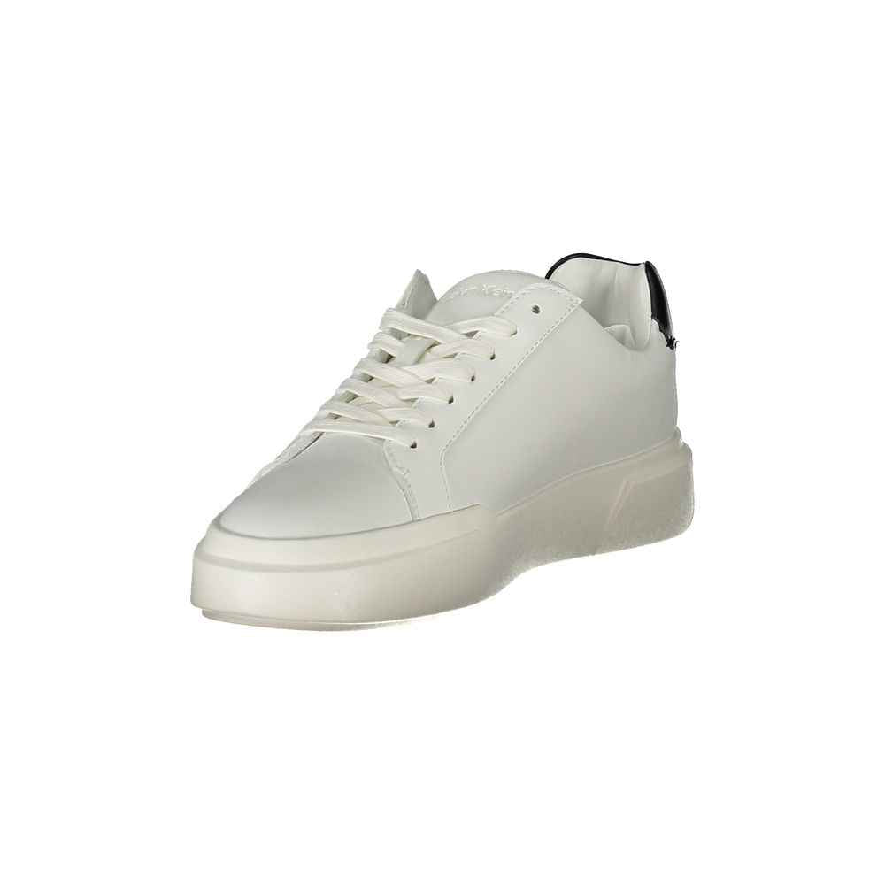 Calvin Klein White Leather Women Sneaker