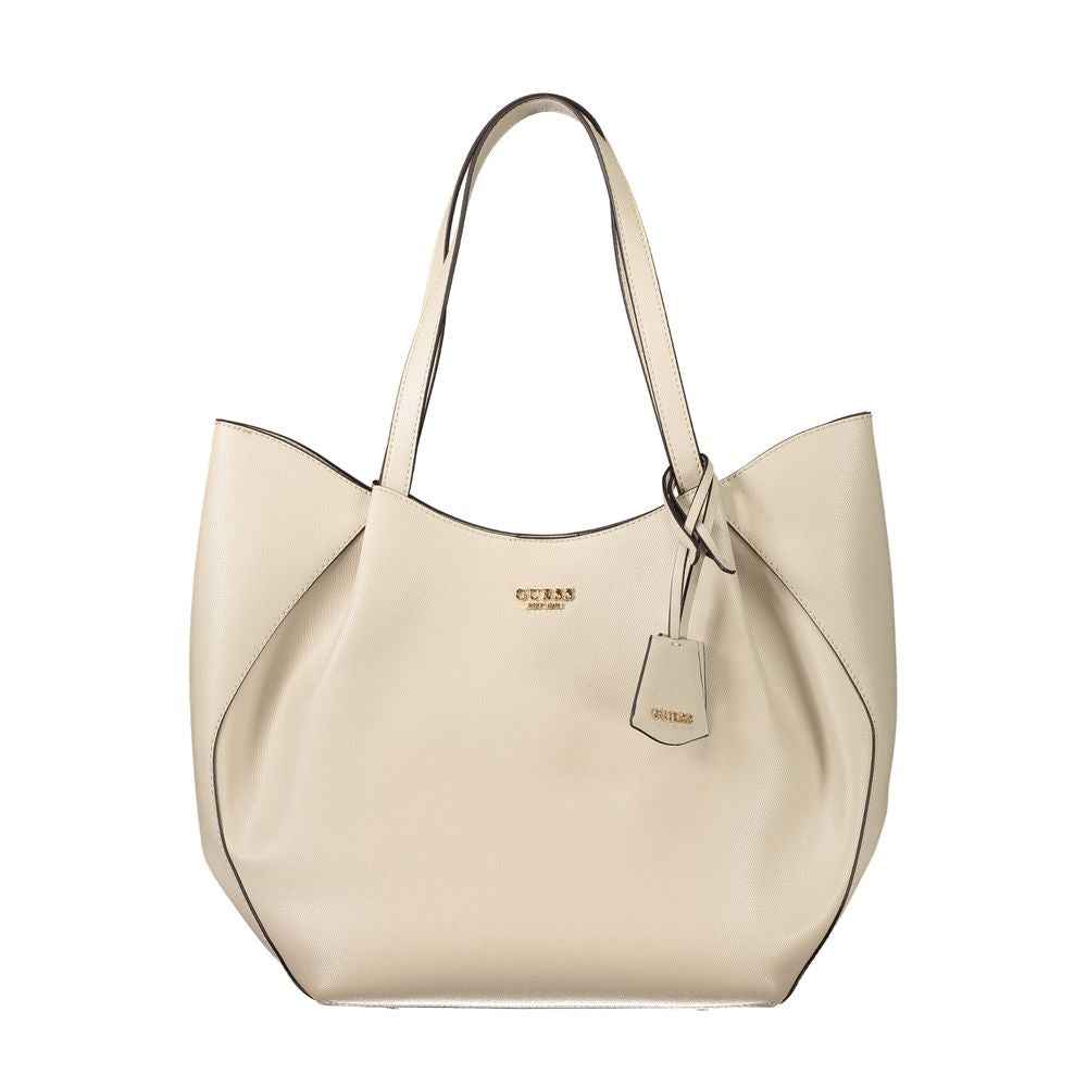 Guess Jeans Beige Polyethylene Women Handbag
