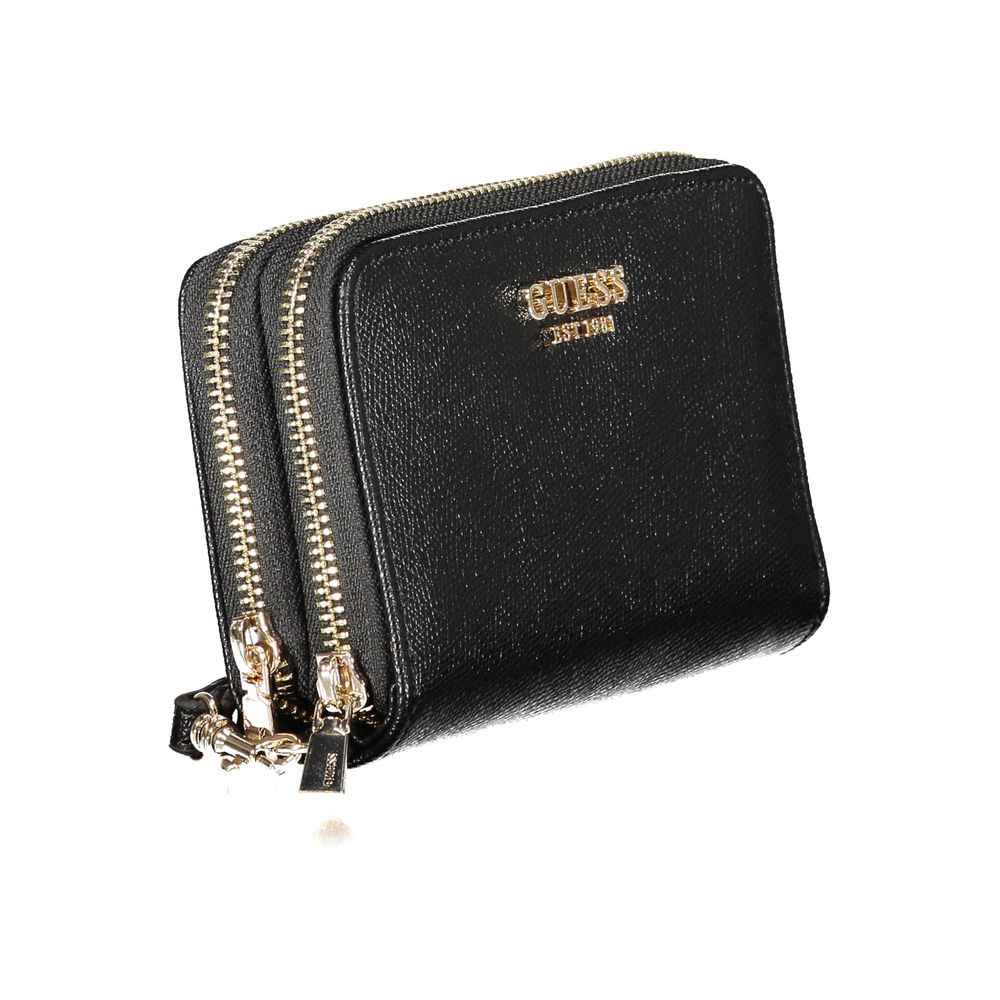 Guess Jeans Black Polyethylene Women Wallet