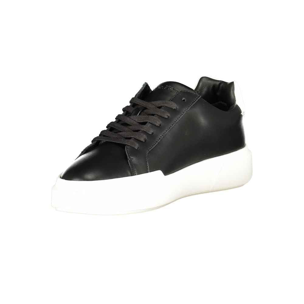 Calvin Klein Black Leather Men's Sneaker