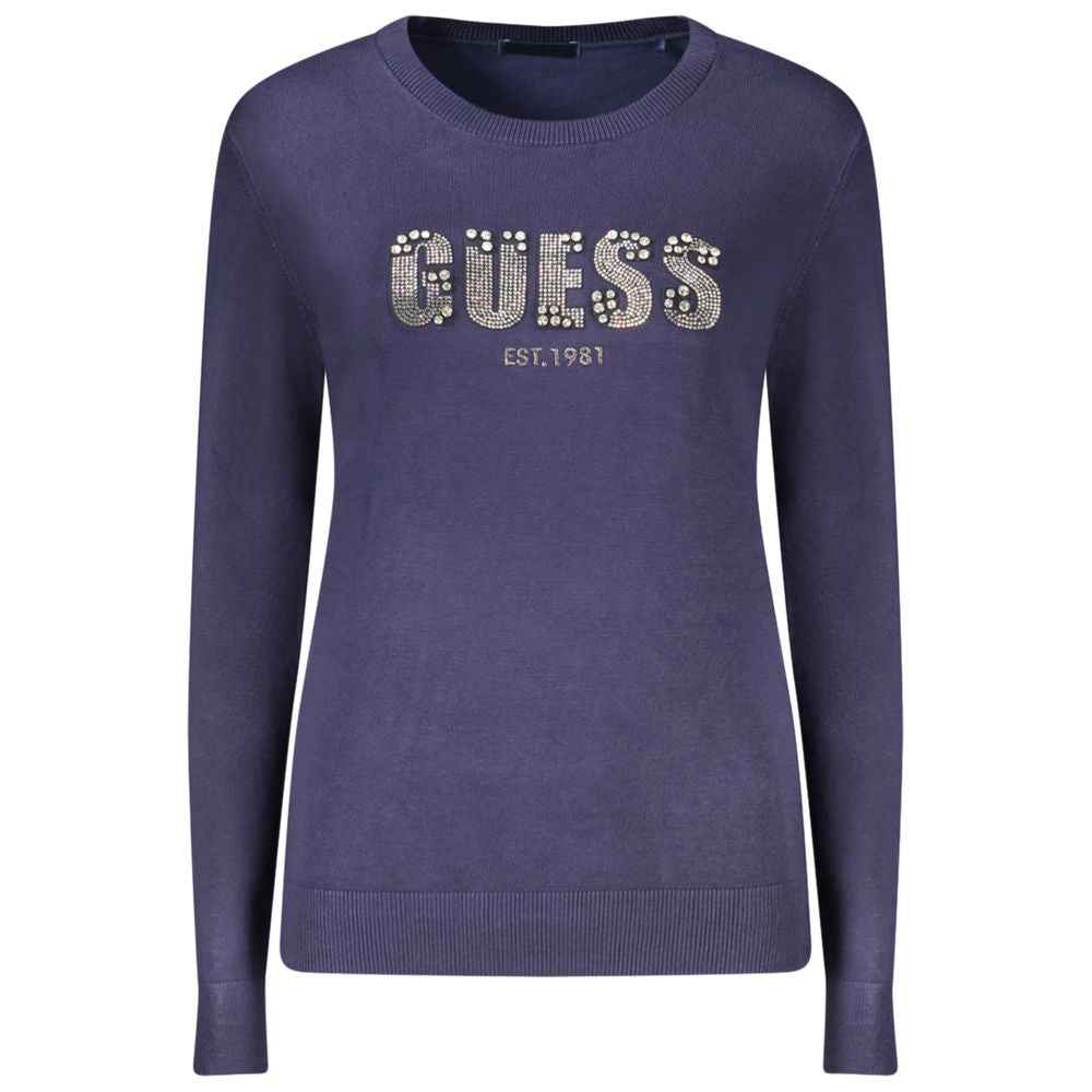 Guess Jeans Blue Viscose Women Sweater