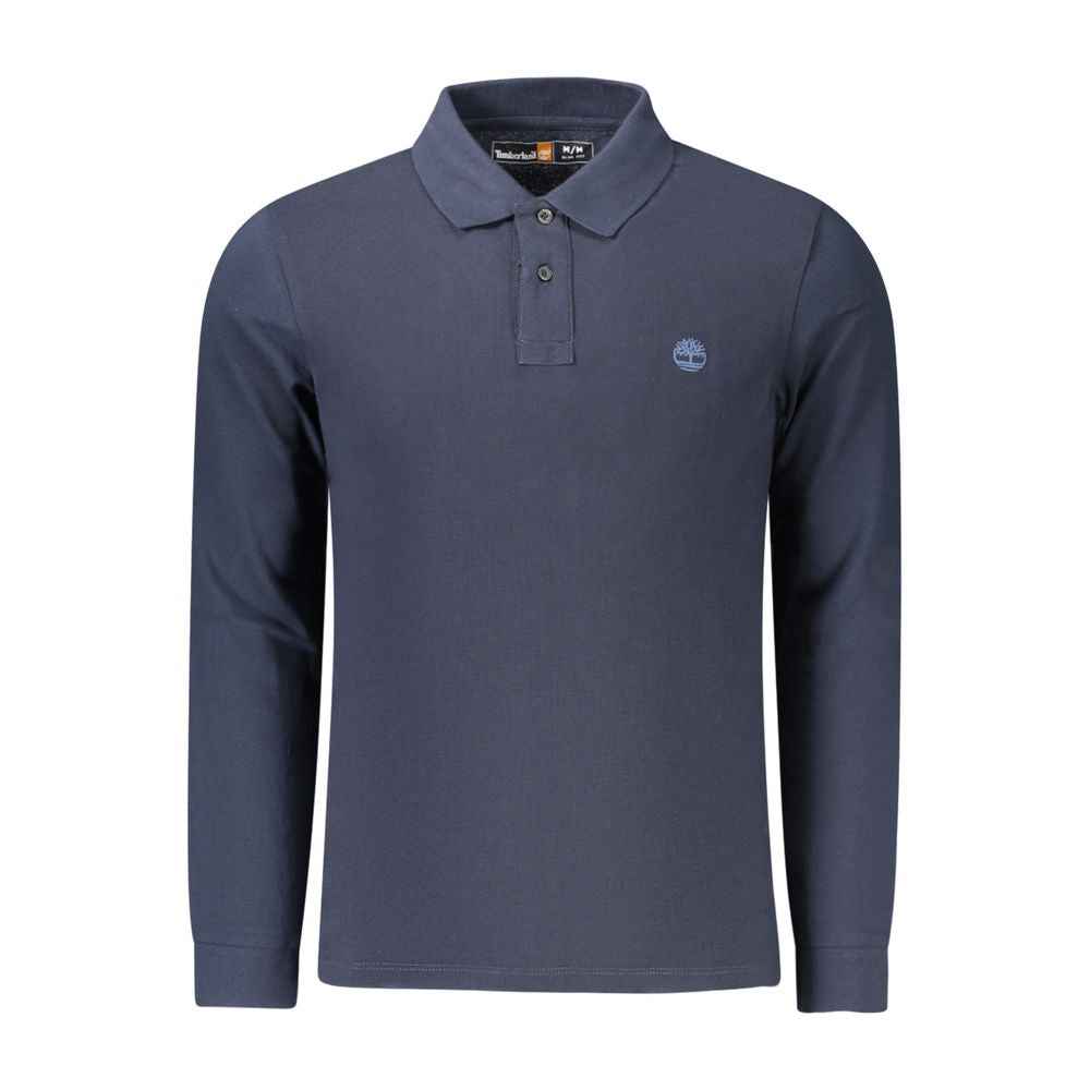 Timberland Blue Cotton Men Polo Shirt