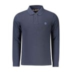 Timberland Blue Cotton Men Polo Shirt