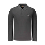 Timberland Black Cotton Men Polo Shirt