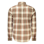Timberland Brown Cotton Men Shirt