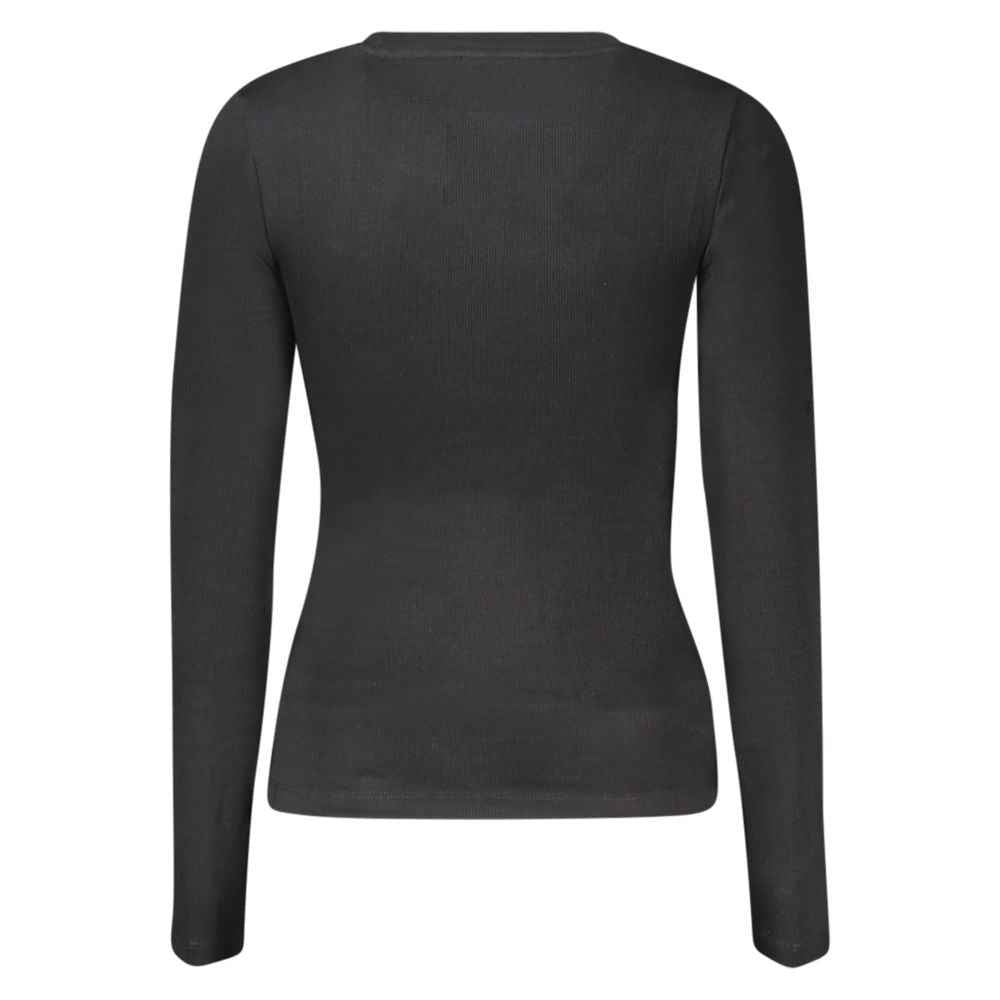 Guess Jeans Black Cotton Women T-Shirt