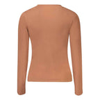 Guess Jeans Brown Cotton Women T-Shirt