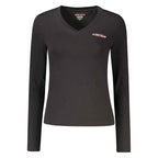 Guess Jeans Black Cotton Women T-Shirt