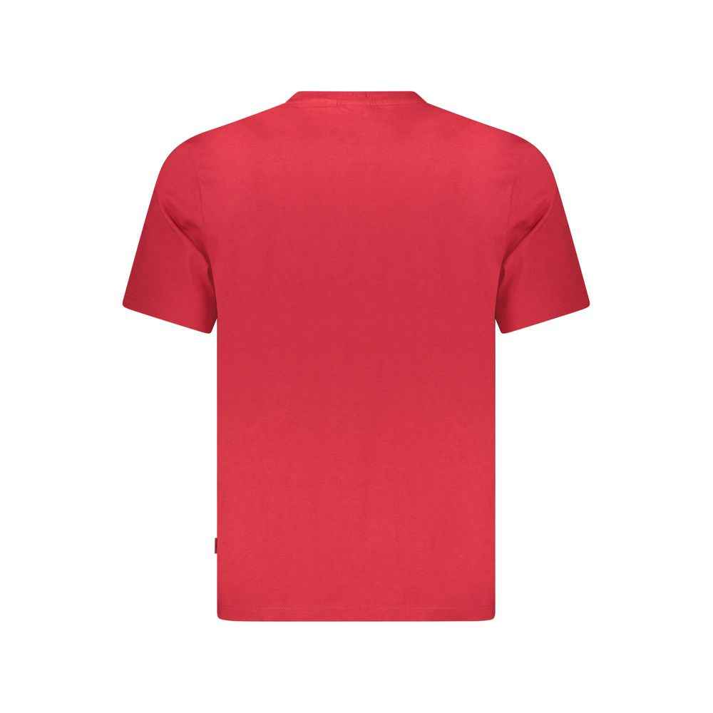 Pepe Jeans Red Cotton Men T-Shirt