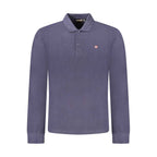 Napapijri Blue Cotton Men Polo Shirt