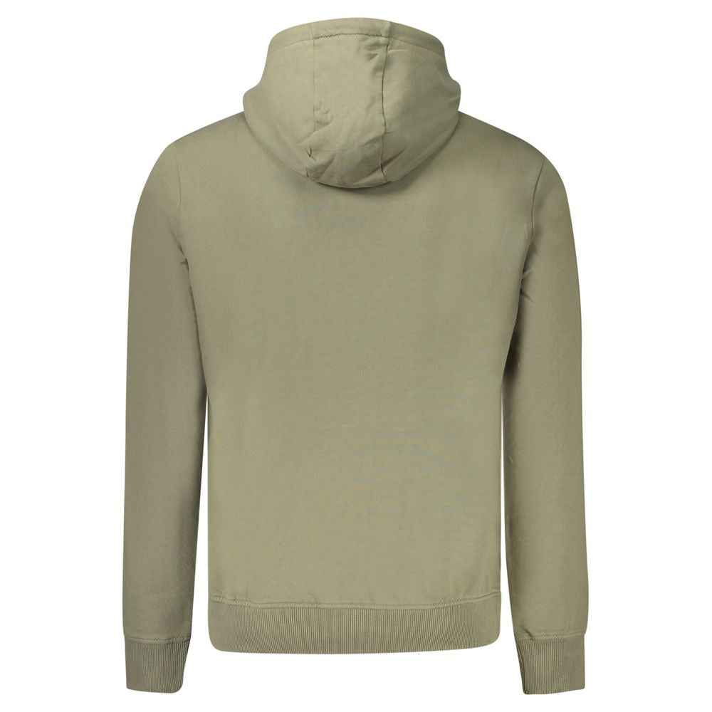 Napapijri Green Cotton Men Sweater