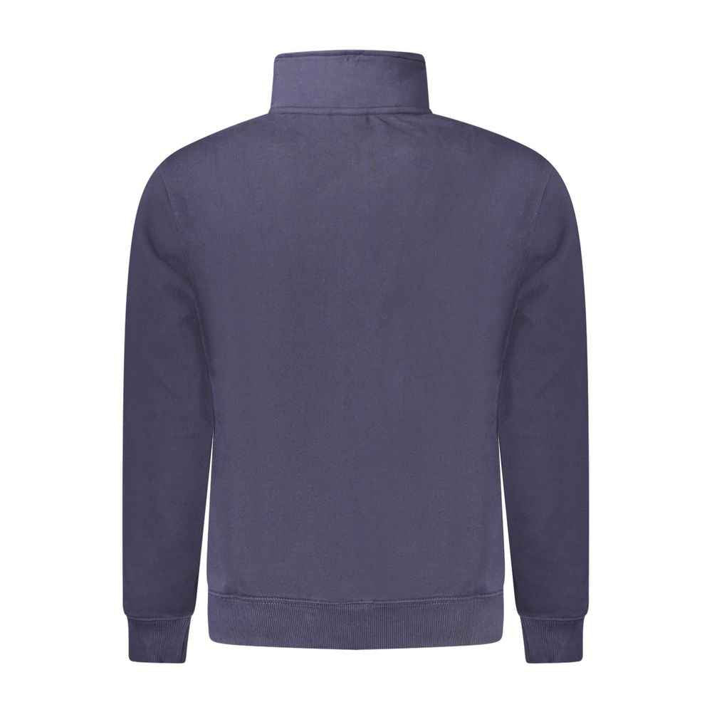 Napapijri Blue Cotton Men Sweater