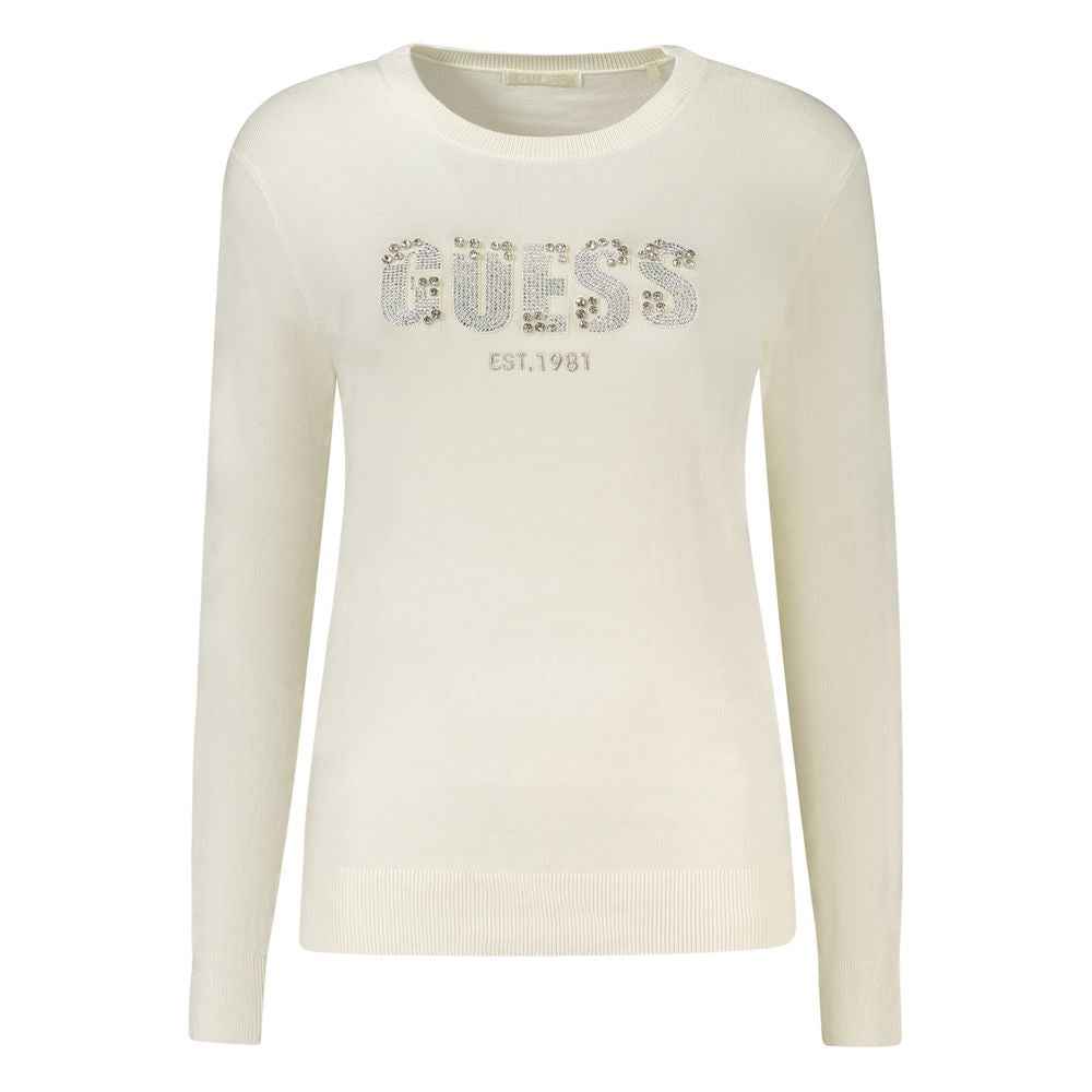 Guess Jeans White Viscose Women Sweater