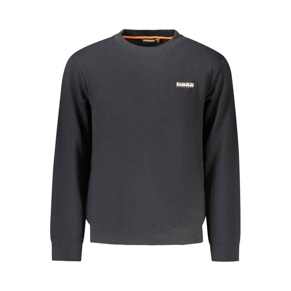 Napapijri Black Cotton Men Sweater