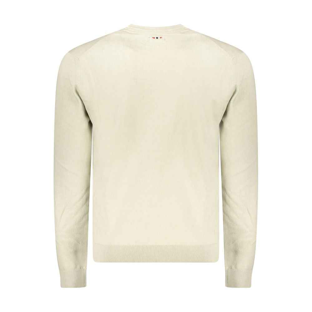 Napapijri Beige Cotton Men Sweater
