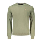 Napapijri Green Cotton Men Sweater