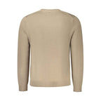 Napapijri Brown Wool Men Sweater