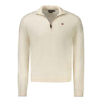 Napapijri White Wool Men Sweater