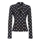 PINKO Black Viscose Women Blazer