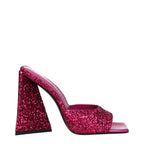 The Attico Pink Plastic Platform Sandals