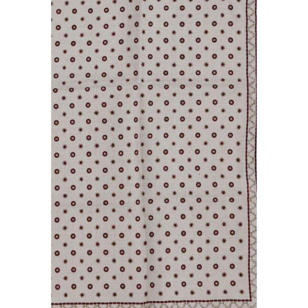 Brunello Cucinelli Polka Dot Silk Pocket Square
