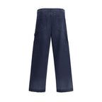 Margiela Blue Cotton Casual Pants