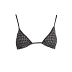 Karl Lagerfeld Black Elastane Swimwear