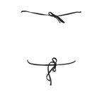 Karl Lagerfeld Black Elastane Swimwear