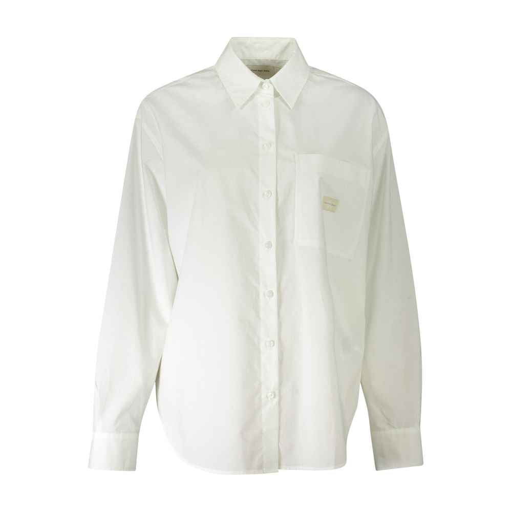 Calvin Klein White Cotton Shirt