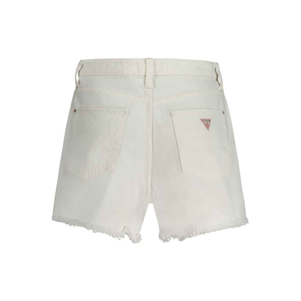 Guess Jeans White Cotton Short