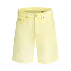 Hugo Boss Yellow Cotton Short