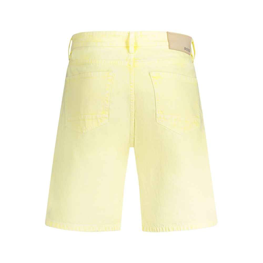Hugo Boss Yellow Cotton Short