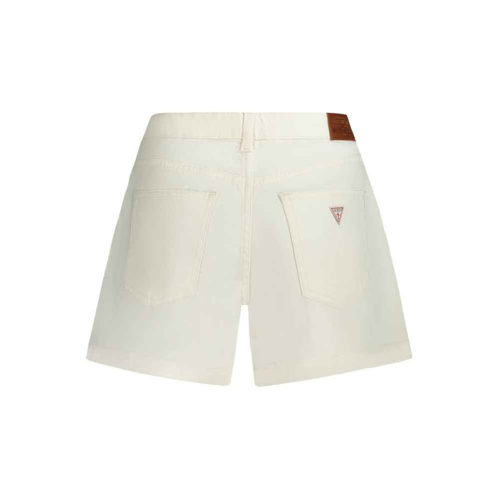 Guess Jeans White Cotton Short