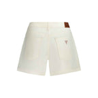 Guess Jeans White Cotton Short