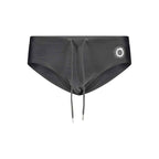 Trussardi Black Elastane Swimwear