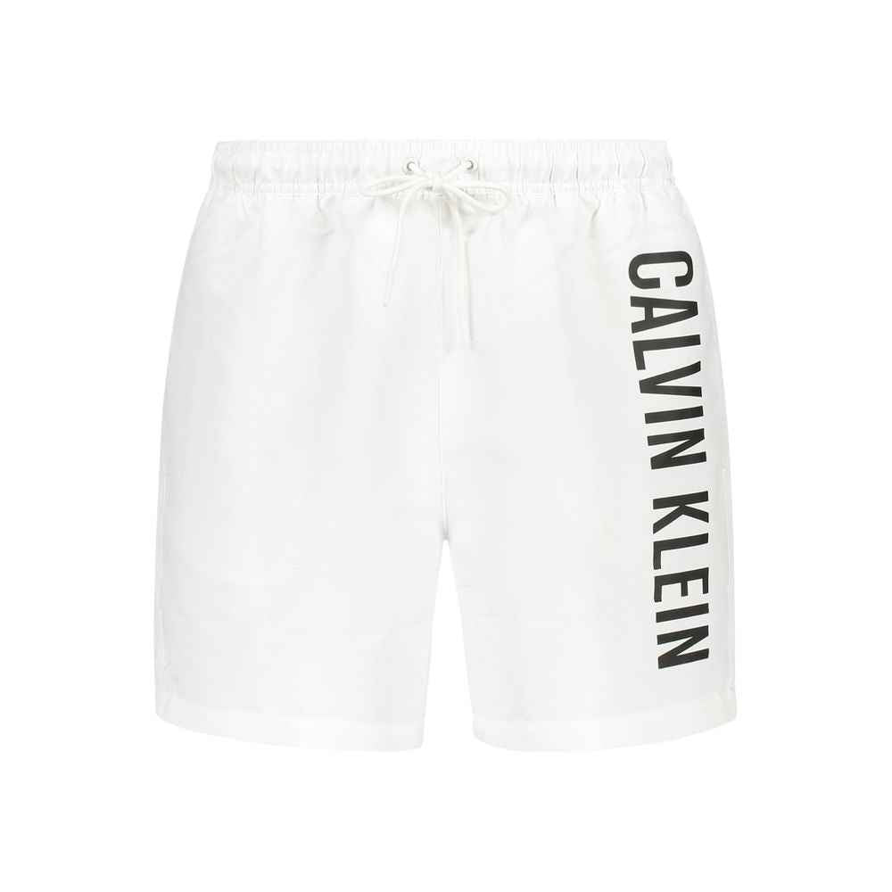 Calvin Klein White Polyester Swimwear