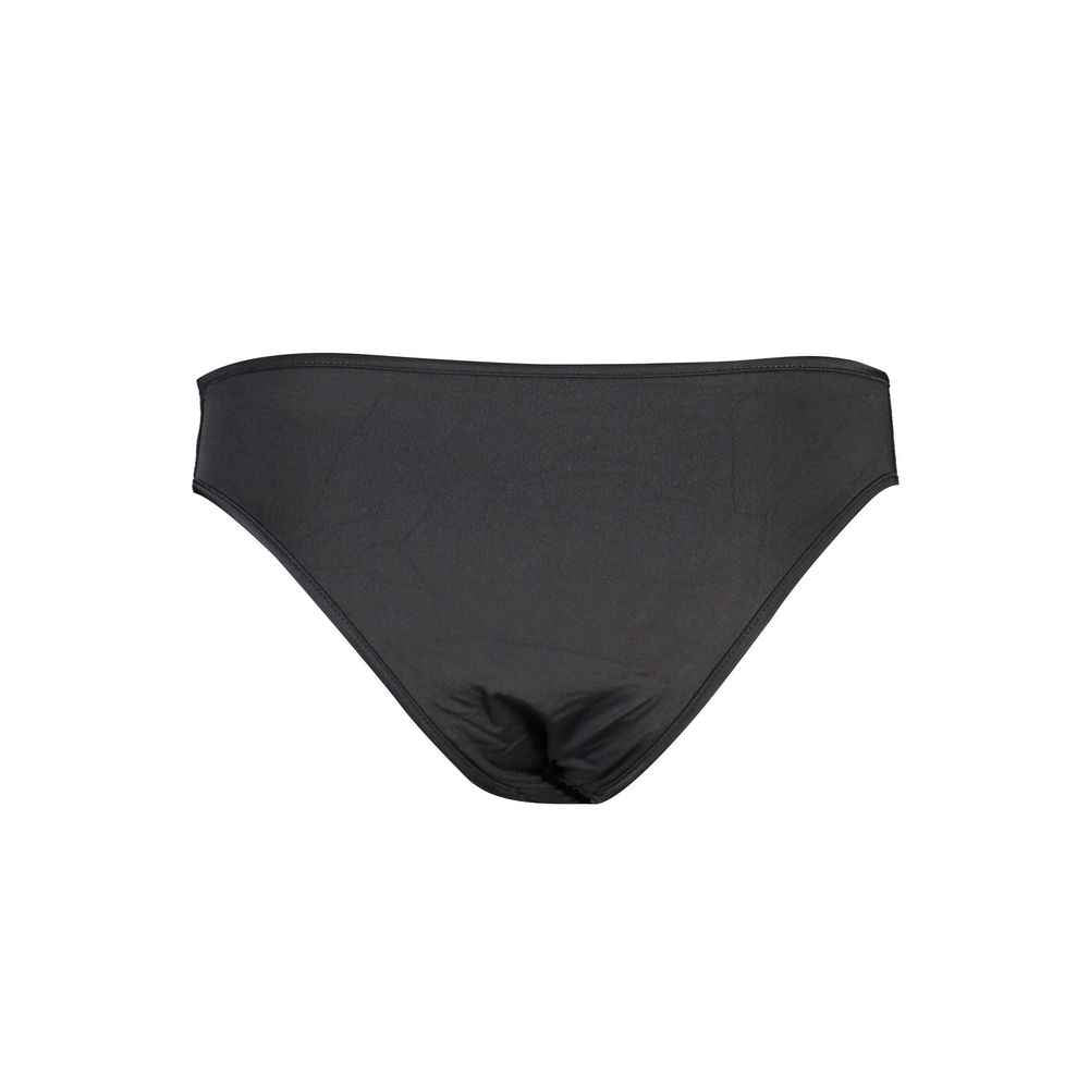 Karl Lagerfeld Black Elastane Swimwear