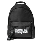 Comme Des Fuckdown Black Polyester Backpack