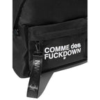 Comme Des Fuckdown Black Polyester Backpack