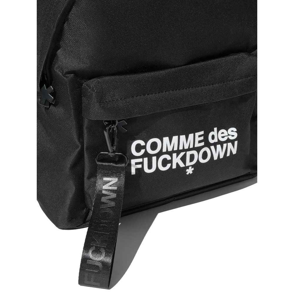 Comme Des Fuckdown Black Polyester Backpack