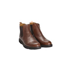 Roberto Pepe Luxury Brown Calfskin Boot