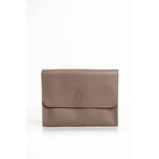 Trussardi Brown Polyester Clutch Bag
