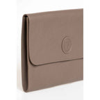 Trussardi Brown Polyester Clutch Bag