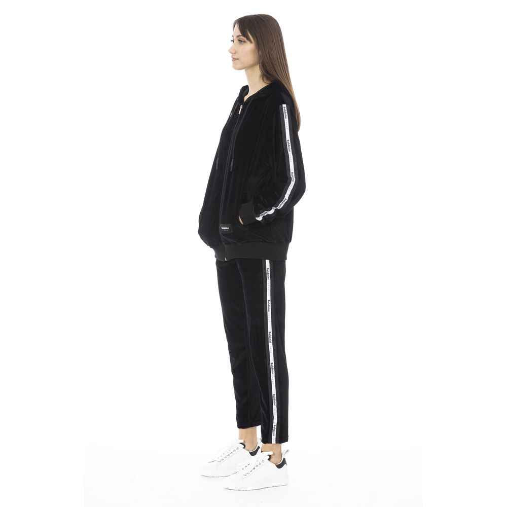 Baldinini Trend Black Cotton Tracksuit
